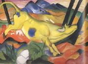 Franz Marc Yellow Cow (mk34) oil painting artist